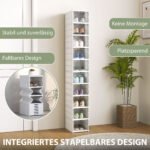 10 pakopų sulankstoma batų lentyna – Paveikslėlis 4