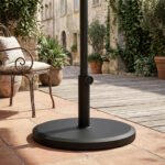 13 kg cementinis skėčio stovas, pritaikytas įvairaus skersmens kotams – Paveikslėlis 9