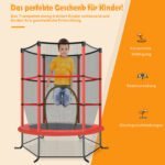 165 cm skersmens batutas su apsauginiu tinklu (Raudona) – Paveikslėlis 5