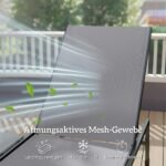 Saulės gultai su 5 pakopų reguliuojamu atlošu ir šoniniu staliuku 2 vnt