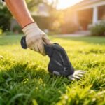 2-in-1 elektrinės gyvatvorių ir žolės žirklės su keičiamais ašmenimis ir dviem 2,0 Ah akumuliatoriais – Paveikslėlis 9