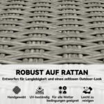 2 vnt. sulankstomų sodo kėdžių su akaciniu rėmu ir orui pralaidžia PE ratano sėdyne – Paveikslėlis 5