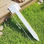 20 vnt. 41 cm sunkios apkrovos cinkuoto plieno pabėgių tvirtinimo kaiščiai – Paveikslėlis 3