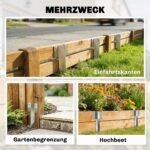 20 vnt. 41 cm sunkios apkrovos cinkuoto plieno pabėgių tvirtinimo kaiščiai – Paveikslėlis 7