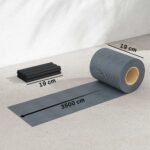 4 dalių UV ir vandeniui atsparių tvoros privatumo juostų rinkinys su tvirtinimo spaustukais 35 m x 19 cm