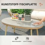 4 dalių poliratano lauko poilsio komplektas su giliomis sėdynėmis ir storomis pagalvėmis – Paveikslėlis 8