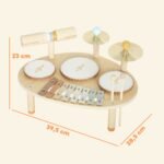 4 viename mušamųjų instrumentų rinkinys vaikams su tikroviškais garsais – Paveikslėlis 3