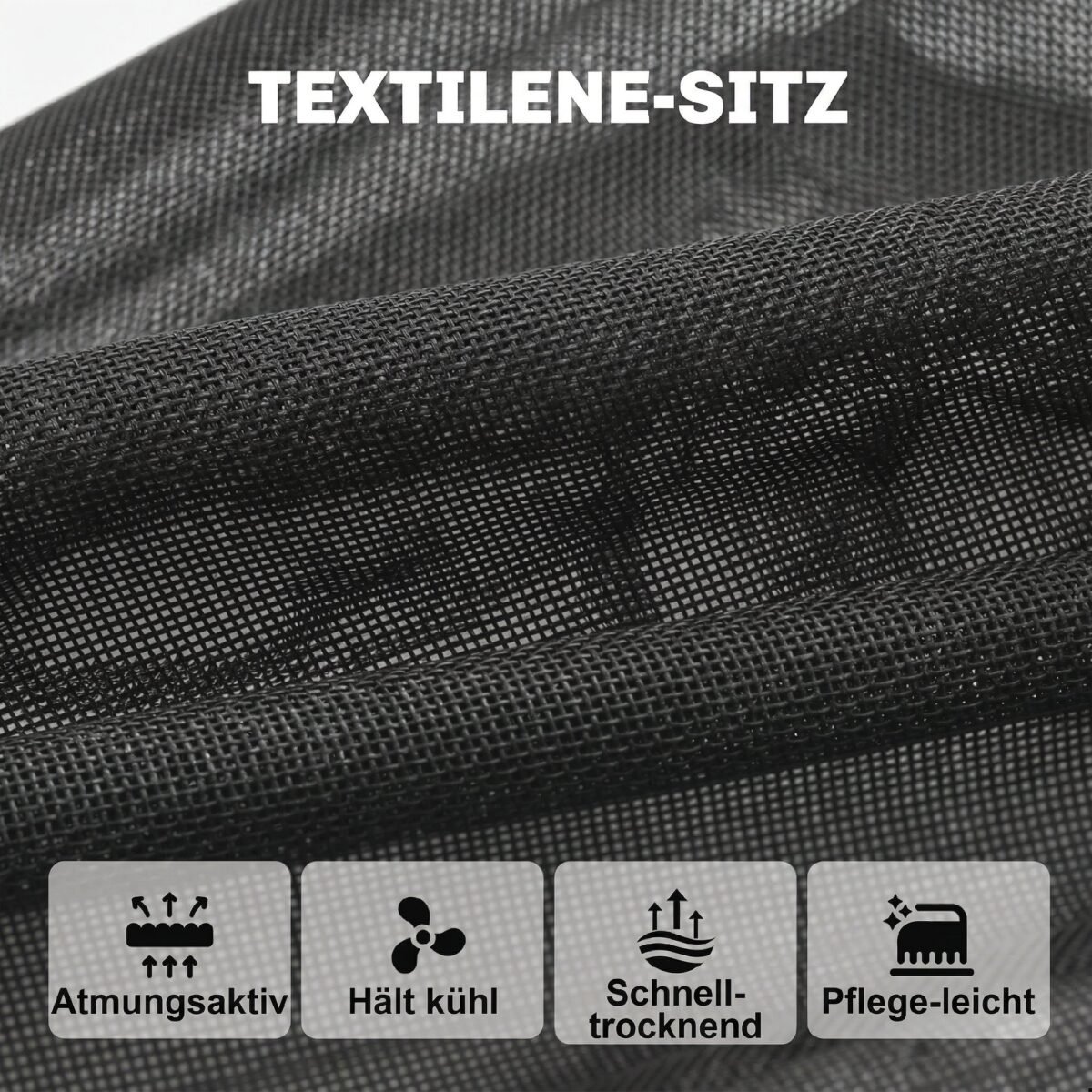5 dalių lauko valgomojo komplektas su stikliniu stalu ir sulankstomomis virvinėmis pintomis kėdėmis – Paveikslėlis 6