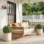 52 cm skersmens dirbtinių eukalipto rutulių UV spinduliams atsparus rinkinys – Paveikslėlis 8