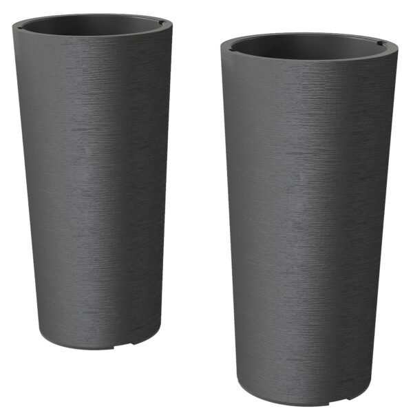 60 cm aukščio sukraunamų augalų vazonų rinkinys (2 vnt.)