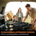 80 l talpos sulankstomas lauko vežimėlis su reguliuojama rankena – Paveikslėlis 4