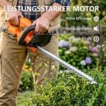 Akumuliatorinės gyvatvorių žirklės su 100 W varikliu ir 51 cm ašmenimis – Paveikslėlis 4