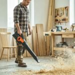 Akumuliatorinis 20V lapų pūstuvas-siurblys su 2x 4.0Ah akumuliatoriais, įkrovikliu ir Turbo-Boost funkcija – Paveikslėlis 9