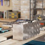 Aliumininė įrankių dėžė su spyna ir raktais 50 x 15,5 x 20,5 cm – Paveikslėlis 7