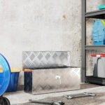 Aliumininė įrankių dėžė su spyna ir raktais 50 x 15,5 x 20,5 cm – Paveikslėlis 8