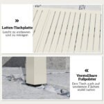 Aliuminis prailginamas sodo stalas 6-8 vietų – Paveikslėlis 6