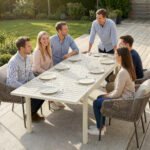 Aliuminis prailginamas sodo stalas 6-8 vietų – Paveikslėlis 8