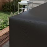 Apsauginis L formos lauko kampinės sofos uždangalas atsparus vandeniui ir UV spinduliams