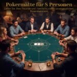 Apvali sulankstoma pokerio danga su neslystančiu pagrindu (Žalia)