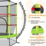 Apvalus batutas su apsauginiu tinklu (Žalia) – Paveikslėlis 3