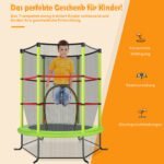 Apvalus batutas su apsauginiu tinklu (Žalia) – Paveikslėlis 5