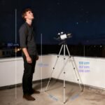 Astronominis teleskopas su 70 mm objektyvu ir reguliuojamo aukščio stovu – Paveikslėlis 3