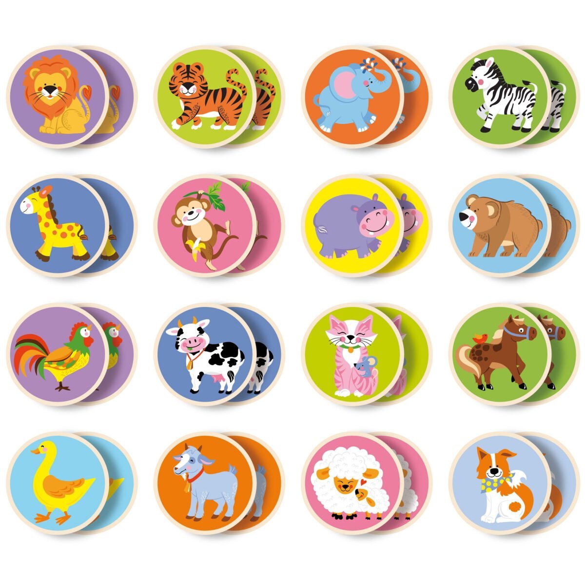 Atminties žaidimas su gyvūnėliais – Paveikslėlis 9