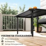 Atsparus oro sąlygoms lauko staliukas su groteliniu stalviršiu – Paveikslėlis 4