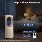 Bekrementis bokštinis ventiliatorius su 36 dB tyliu veikimu – Paveikslėlis 4