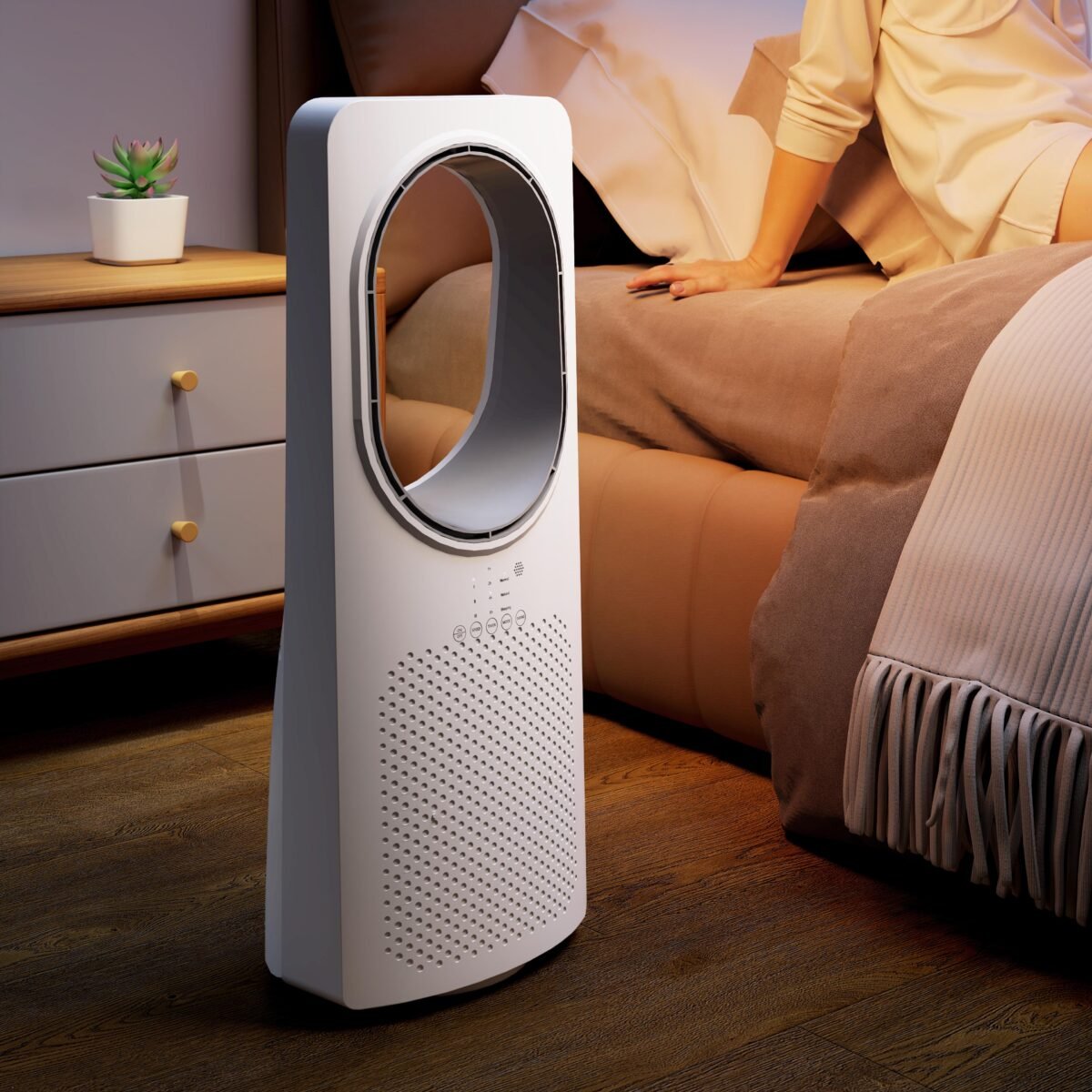 Bekrementis bokštinis ventiliatorius su 36 dB tyliu veikimu – Paveikslėlis 9