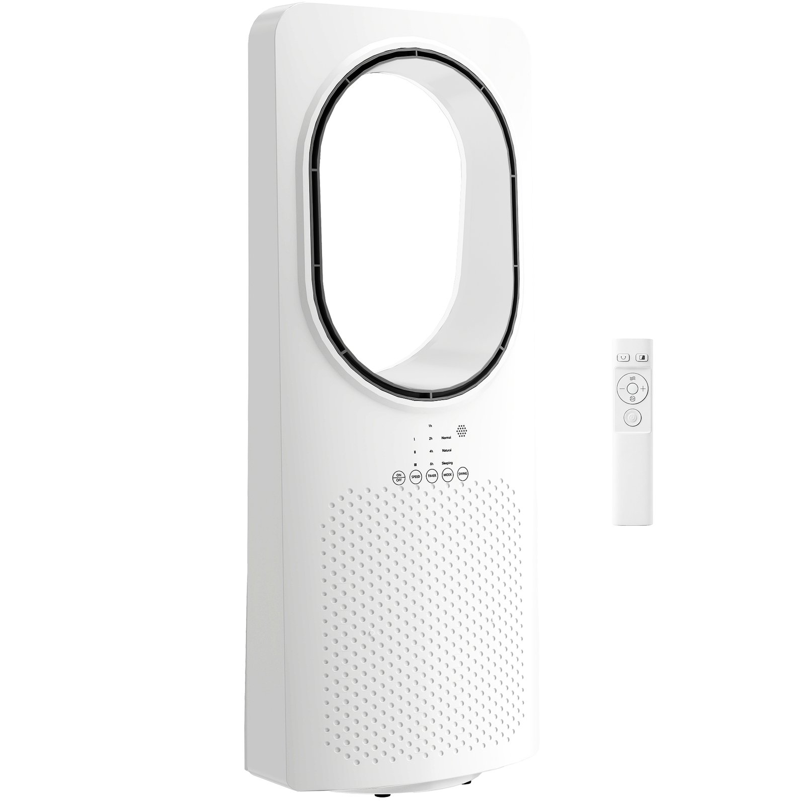 Bekrementis bokštinis ventiliatorius su 36 dB tyliu veikimu