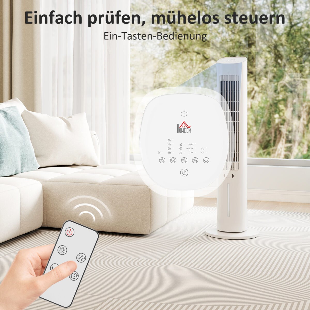 Bokštinis oro vėsintuvas 3 viename su 3 greičiais ir 3 režimais – Paveikslėlis 8