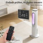 Bokštinis ventiliatorius be menčių su tyliu miego režimu – Paveikslėlis 8