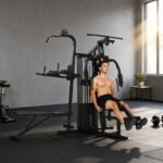 Daugiafunkcinė namų treniruočių stotis su reguliuojamu svorių bloku – Paveikslėlis 9