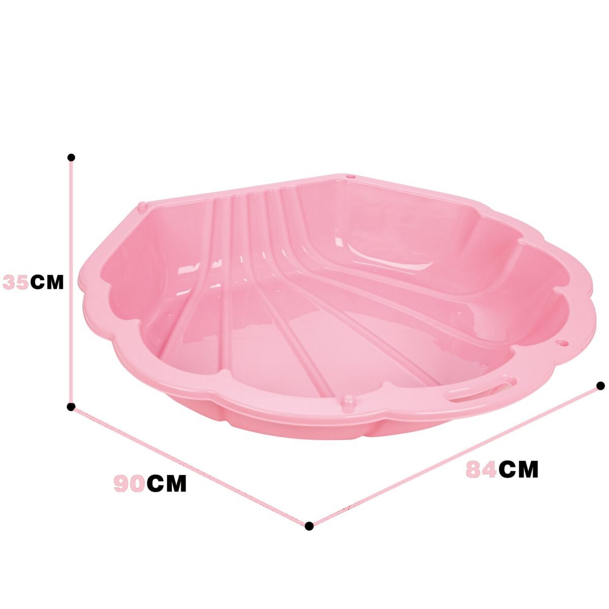 Daugiafunkcinė rožinė smėlio ir vandens kriauklė – Paveikslėlis 3