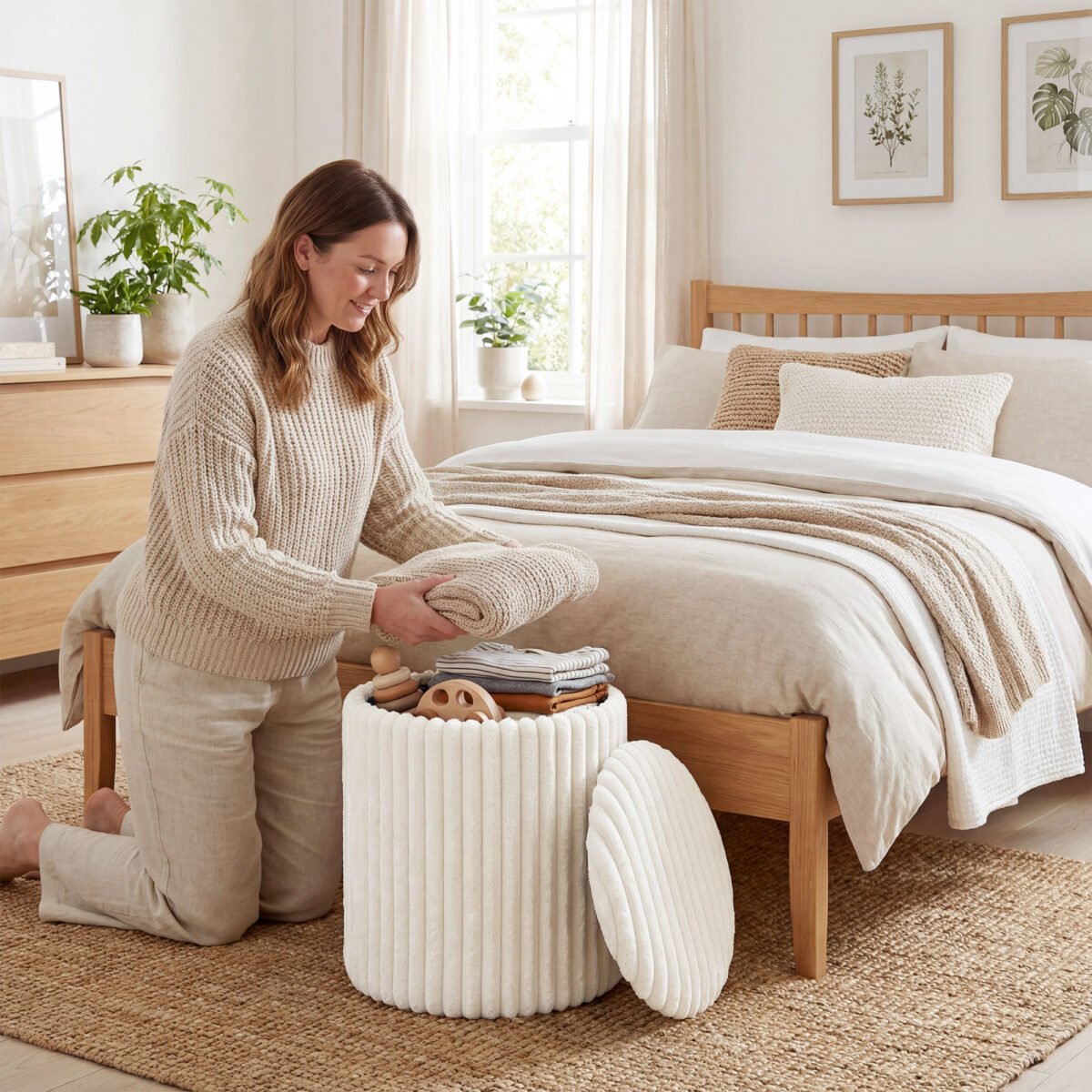 Daugiafunkcinis pufas-daiktadėžė su transformuojamu stalviršiu – Paveikslėlis 8