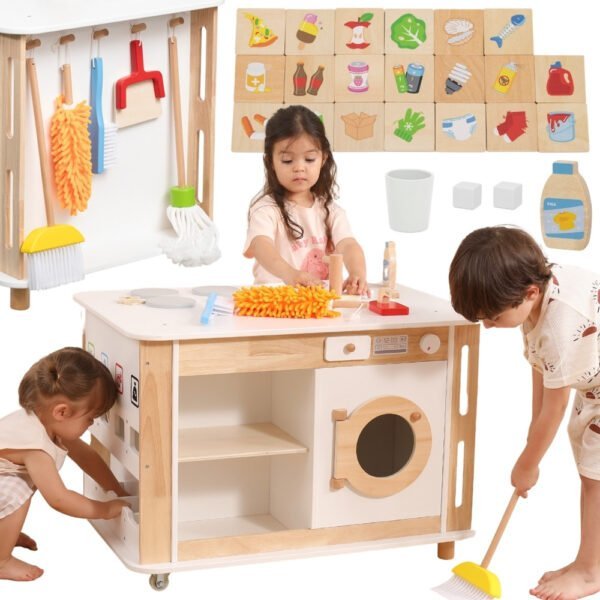 Daugiafunkcis namų ruošos žaidimų centras su priedais