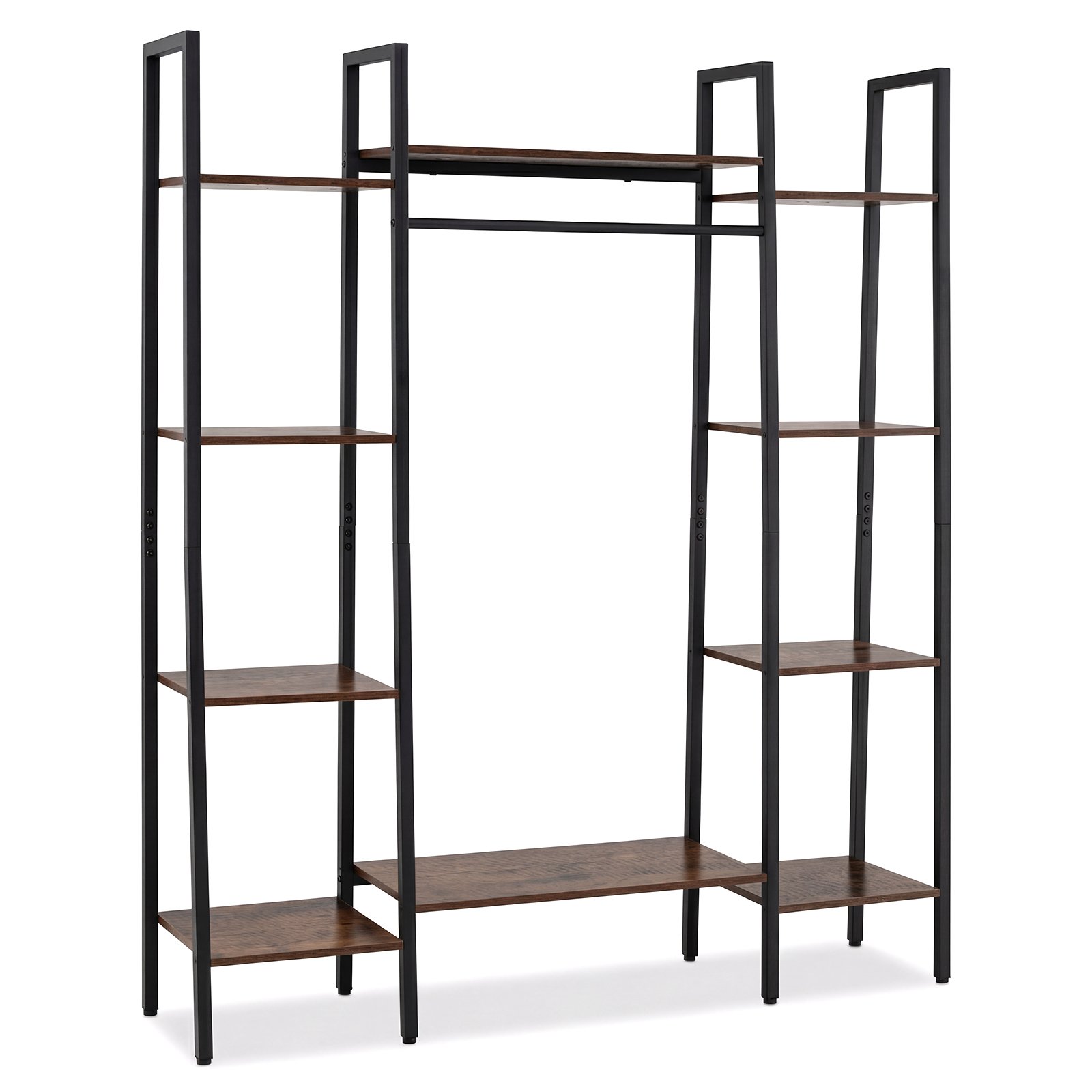 Daugiapakopis augalų stovas su integruotu LED auginimo apšvietimu (Ruda)