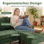 Didelė U formos kampinė sofa 5-6 asmenims (Žalia) – Paveikslėlis 5