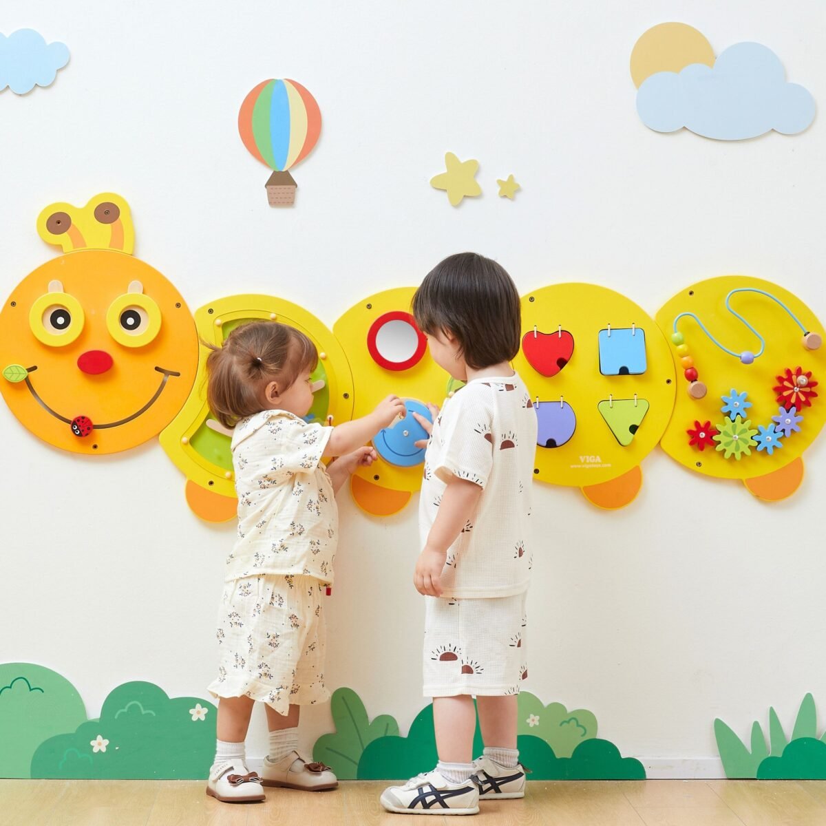 Didelė medinė vikšro formos lavinamoji lenta – Paveikslėlis 3