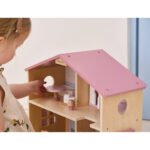 Didelis medinis lėlių namelis su 17 dalių – Paveikslėlis 3