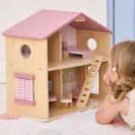 Didelis medinis lėlių namelis su 17 dalių – Paveikslėlis 6