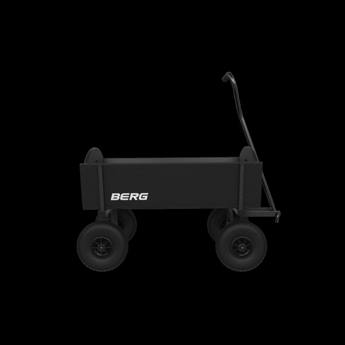 Didelis vaikų vagonėlis lauko žaidimams su rankena – Paveikslėlis 4