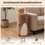 Dviaukštis kačių namelis su integruota sizalio draskykle (Ruda) – Paveikslėlis 4