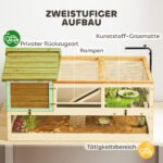 Dviaukštis vėžlių aptvaras su reguliuojamu lempos laikikliu – Paveikslėlis 4