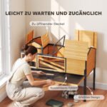 Dviaukštis vėžlių ir smulkių gyvūnų voljeras su dviem atskirtomis zonomis ir langais – Paveikslėlis 6