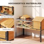 Dviaukštis vėžlių ir smulkių gyvūnų voljeras su dviem atskirtomis zonomis ir langais – Paveikslėlis 7