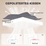 Ergonominė masažinė vadovo kėdė su „Butterfly“ tipo atlošu – Paveikslėlis 7