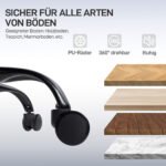 Ergonomiška biuro kėdė su 3 zonų juosmens atrama ir ištraukiama kojų atrama – Paveikslėlis 9