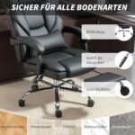 Ergonomiška biuro kėdė su atlenkiamu atlošu ir kojų atrama